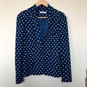 Reitmans | Navy Blue Polka Dot Blazer